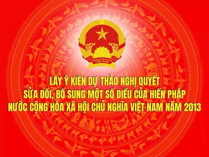 Kế hoạch tổ chức lấy ý kiến nhân dân về Dự thảo Nghị quyết của Quốc hội sửa đổi, bổ sung một số điều của Hiến pháp nước Cộng hòa xã hội chủ nghĩa Việt...